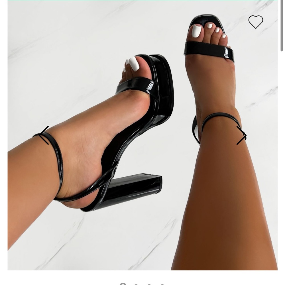 Worn once, slight scuff on heel.